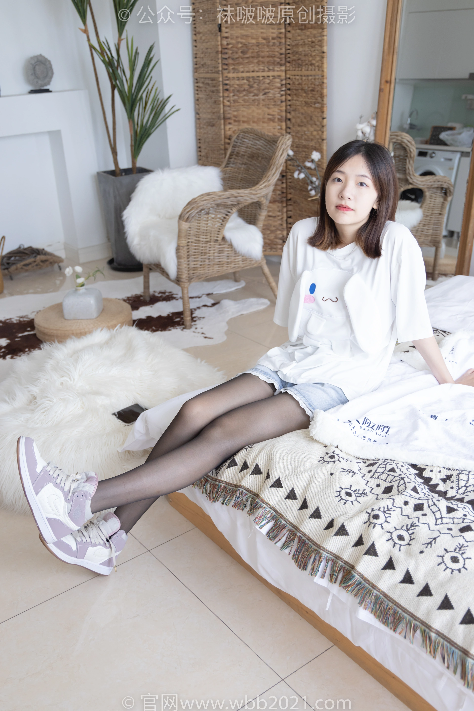 [BoBoSocks袜啵啵]NO.233 小甜豆-板鞋、黑丝 0